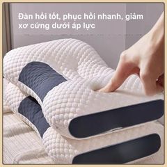 Gối Spa chống đau mỏi vai gáy, bảo vệ đốt sống cổ kích thước 50 x 70cm 750g