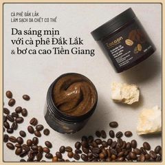 Tẩy Da Chết Mặt Cà Phê Đắk Lắk Cocoon Cho Làn Da Mềm Mại Rạng Rỡ 150ml và body 200ml