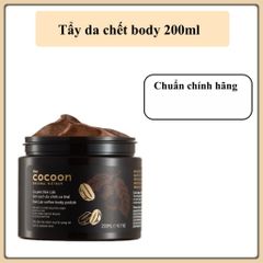 Tẩy Da Chết Mặt Cà Phê Đắk Lắk Cocoon Cho Làn Da Mềm Mại Rạng Rỡ 150ml và body 200ml