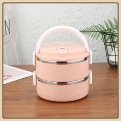 [HÀNG MỚI] Hộp đựng cơm lúa mạch giữ nhiệt 2 tầng , camen ruột inox 2 tầng ,túi cơm giữ nhiệt 2 tầng