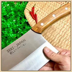 Dao Chặt Xương Cao Cấp Seki Nhật Bản, Dao Làm Bếp Thép Không Gỉ Chắc Chắn Chặt Xương Chặt Gà vịt