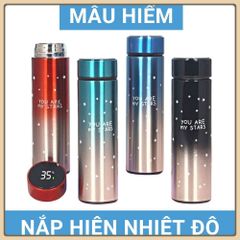 Bình giữ nhiệt thông minh có hiển thị nhiệt độ nước, Bình giữ nhiệt 500ml, Bình giữ nhiệt inox hiển thị nhiệt độ