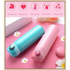 Bình giữ nhiệt 500ml inox 304 thiết kế nắp bật và khóa gài bình giữ nhiệt cho bé cao cấp - Bình Nước Giữ Nhiệt