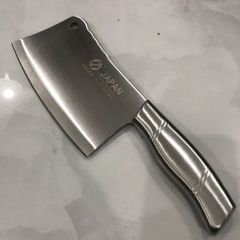Dao chặt xương, chặt gà, chặt vịt, băm thịt làm bằng inox chống rỉ - Dao Inox chặt xương