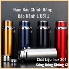 Bình Giữ Nhiệt Cao Cấp Nóng - Lạnh Cao Cấp 316 không gỉ - Loại 1000ml nắp kim cương