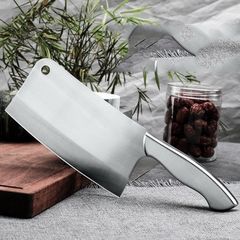 Dao chặt xương, chặt gà, chặt vịt, băm thịt làm bằng inox chống rỉ - Dao Inox chặt xương
