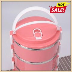 Camen Giữ Nhiệt 4 Tầng Ruột Inox Cao Cấp, hợp đựng cơm 4 tầng