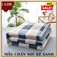 [MẪU HÓT CARO 2026] Chăn hè chần bông đắp 2 mặt - mền ngủ cotton 1.6x2m - chất liệu cotton thoáng mát