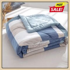 [MẪU HÓT CARO 2026] Chăn hè chần bông đắp 2 mặt - mền ngủ cotton 1.6x2m - chất liệu cotton thoáng mát