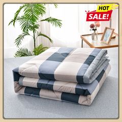 [MẪU HÓT CARO 2026] Chăn hè chần bông đắp 2 mặt - mền ngủ cotton 1.6x2m - chất liệu cotton thoáng mát