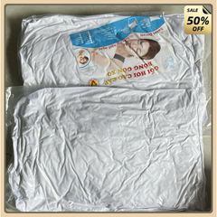 Gối Nằm Gòn kèm Vỏ Gối Sateen Cao Cấp. Kích thước 40x60cm. Áo Gối Nhiều Màu Cho Bạn Lựa Chọn