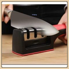Combo 2 Dụng Cụ Mài Dao Kéo Cầm tay Dụng cụ mài dao, mài dao nhanh tiện lợi 3 khe 3 rảnh