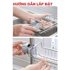 Giỏ inox gắn vòi rửa bát Giỏ đa năng không han gỉ