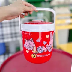 Phích đá mini hot, phích nước nhựa 1L màu ngẫu nhiên