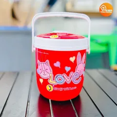 Phích đá mini hot, phích nước nhựa 1L màu ngẫu nhiên