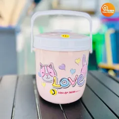 Phích đá mini hot, phích nước nhựa 1L màu ngẫu nhiên