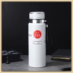 Bình Giữ Nhiệt Cao Cấp 1000ML SUS 316 3 Lớp. Sơn Nhám Chống Trầy, Quai Đeo Chắc Chắn