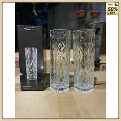 Lọ Hoa Thuỷ Tinh Dáng Trụ  20cm, Màu Trắng