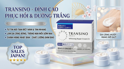 Kem Dưỡng Transino Nhật Bản 35g – Dưỡng Sáng Da, Đều Màu, Mềm Mịn Mỗi Ngày