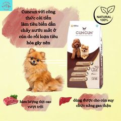 [DÙNG THỬ CHÓ MÈO] Hạt Cho Chó Cuncun - Thức Ăn Cho Chó Lớn - Hạt Cho Chó Trưởng Thành Túi 1.5Kg