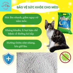 Cát vệ sinh cho mèo Luna Cat Litter Túi 9L Siêu khử mùi Vón cục nhanh Hương thơm nhẹ nhàng Lưu hương lâu