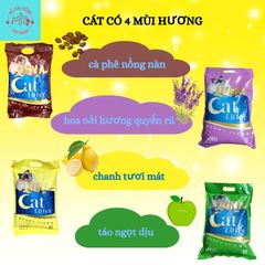 Cát vệ sinh cho mèo Luna Cat Litter Túi 9L Siêu khử mùi Vón cục nhanh Hương thơm nhẹ nhàng Lưu hương lâu
