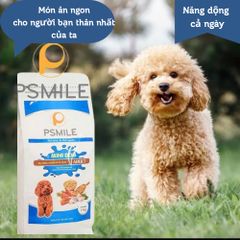 Thức Ăn Cho Chó Mix Topping - Hạt Tăng Cân Cho Chó Kén Ăn - Hạt Cho Chó Túi 1Kg