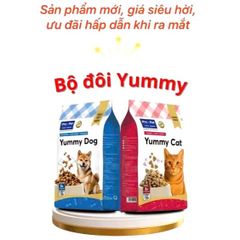 Hạt Cho Chó - Thức Ăn Cho Chó Hạt Yummy - Hạt Cho chó từ 3 tháng tuổi sản xuất tại Việt Nam túi 1kg