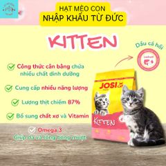 Hạt Cho Mèo Con Josicat Nhập Khẩu Đức - Thức Ăn Cho Mèo Kitten - Hạt Cho Mèo Trưởng Thành Và Mèo Con