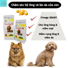 Thức Ăn Dinh Dưỡng Cho Chó Poodle Windog 68 túi 800g - Hạt Cho Chó Size Nhỏ - Thức ăn cho chó phốc sốc