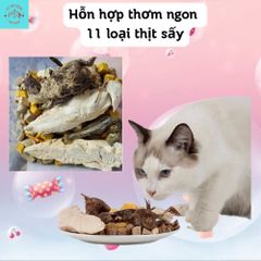 Thịt Sấy Khô Cho Chó Mèo Lishi - Đồ Ăn Vặt Thú Cưng - Thức Ăn Cho Mèo - Thịt Sấy Đủ Loại Cho Chó Mèo