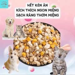 Thịt Sấy Khô Cho Chó Mèo Lishi - Đồ Ăn Vặt Thú Cưng - Thức Ăn Cho Mèo - Thịt Sấy Đủ Loại Cho Chó Mèo
