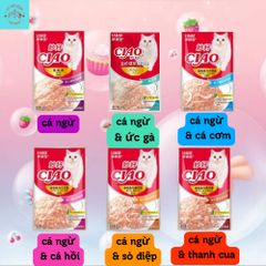 Pate Mèo Ciao - Thức Ăn Ướt Cho Mèo Mọi Lứa Tuổi Gói 60G