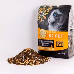 [Túi 5KG] Hạt Cho Mèo Langlike - Thức Ăn Cho Mèo Đạm 40% - Hạt Cho Mèo mix topping không trứng
