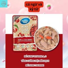 Pate Mèo Snappy Tom Trái Cây - Thức Ăn Cho Mèo Hỗn Hợp Cá Và Trái Cây Nhiều Dinh Dưỡng Gói 70G