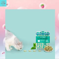 Bánh Cá Catnip Biscuits Cho Mèo - Snack Cho Mèo - Đồ Ăn Vặt Cho Mèo Gói 40G