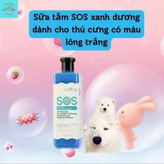 Sữa Tắm SOS Mềm Mượt Dưỡng Lông Thơm Lâu Cho Chó Mèo Nhiều Loại Chai 530ml