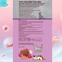 Thức Ăn Cho Mèo - Hạt Yumi Cho Mèo - Hạt Cho Mèo Từ 1 Tháng Tuổi Thơm Ngon Bổ Dưỡng
