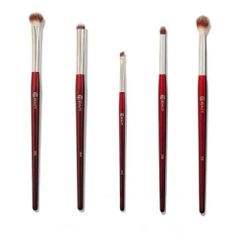 (Auth 100%) Bộ Cọ Trang Điểm BK Beauty Glam Eye Bundle Màu Đỏ 5 Cây