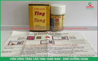 (Auth 100%) Viên Uống Tăng Cân Ying Yang Wan Dinh dưỡng hoàn 33
