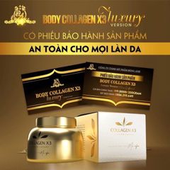 (Chính hãng) Kem Body Collagen X3 Luxury Chính Hãng 250G Dưỡng Da