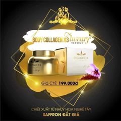 (Nhập khẩu) Kem Body Collagen X3 Luxury Chính Hãng 250G Dưỡng Da
