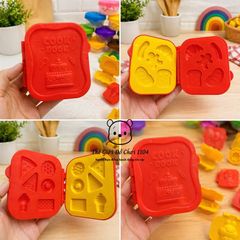 Bộ đất sét nặn cho bé 12 màu kèm khuôn và dụng cụ làm bánh, giúp bé tăng khả năng nhận biết hình dạng và màu sắc