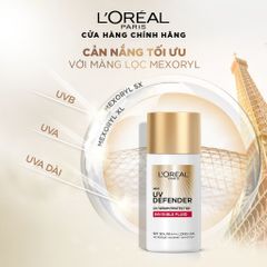 (Nhập khẩu) Kem Chống Nắng L'Oreal Paris UV Defender Serum Invisible