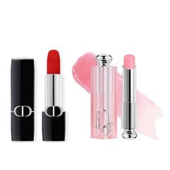 (Nhập khẩu) Set Son Dior Rouge Dior Velvet Finish 999 Đỏ Tươi +