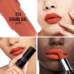 (Nhập khẩu) Son Dior Rouge Dior Velvet Finish 314 Grand Bal - Son Môi