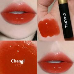 (Auth 100%) Son Chanel Le Rouge Duo Ultra Tenue 176 - Burning Red