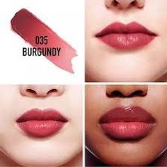 (Nhập khẩu) Son Dưỡng Dior 035 Burgundy Addict Lip Glow - Son Môi