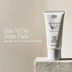 (Auth 100%) Kem Chống Nắng DBH UV Shield Anti-Pollution SPF50 60ml -