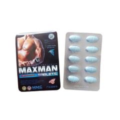 (Nhập khẩu) Hộp thiếc maxman mỹ gồm 10v hỗ trợ dẻo dai phục hồi nhanh
